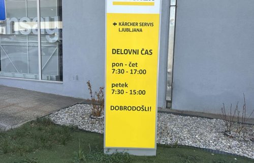 reklamni totem za podjetje